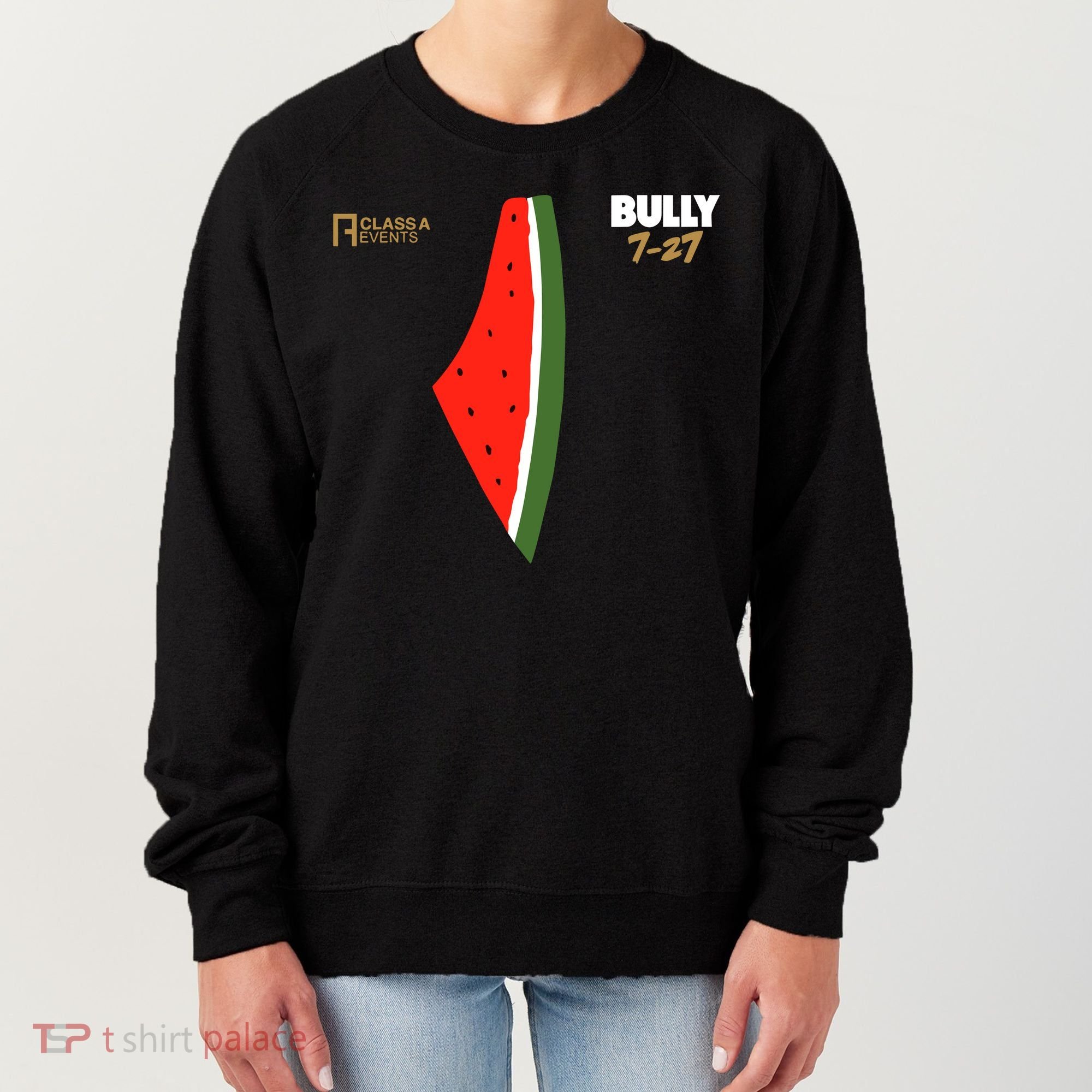 Bully 727 Palestine Watermelon Women's Sweatshirt