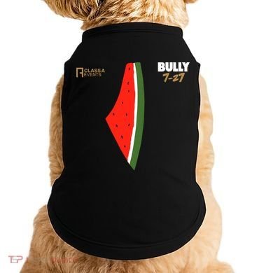 Bully 727 Palestine Watermelon Doggie Tank