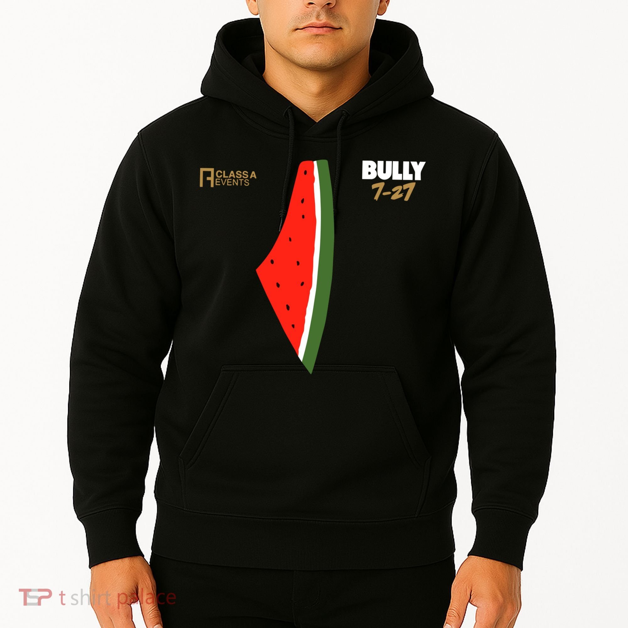 Bully 727 Palestine Watermelon Hoodie