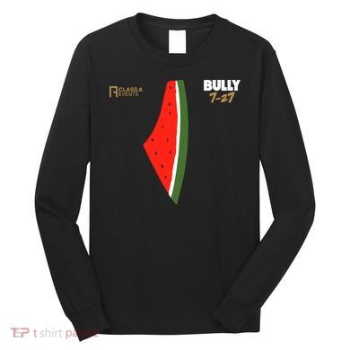 Bully 727 Palestine Watermelon Long Sleeve Shirt