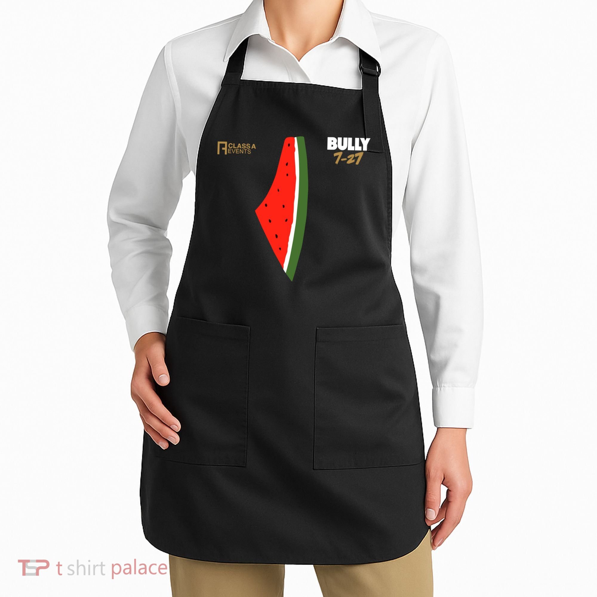 Bully 727 Palestine Watermelon Apron