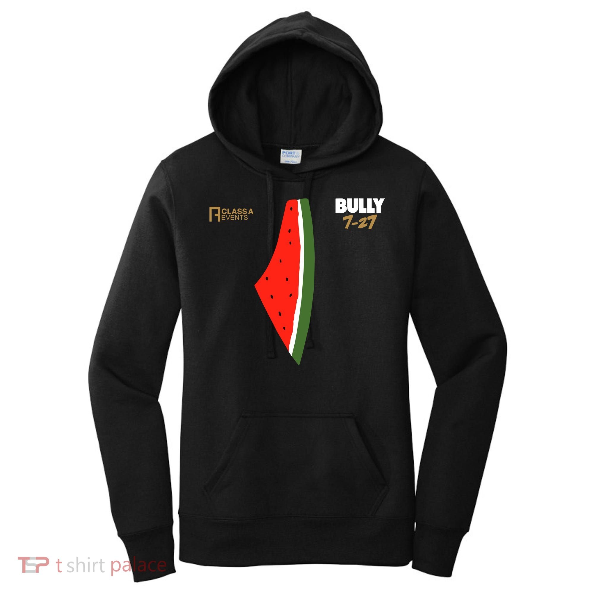 Bully 727 Palestine Watermelon Women's Hoodie