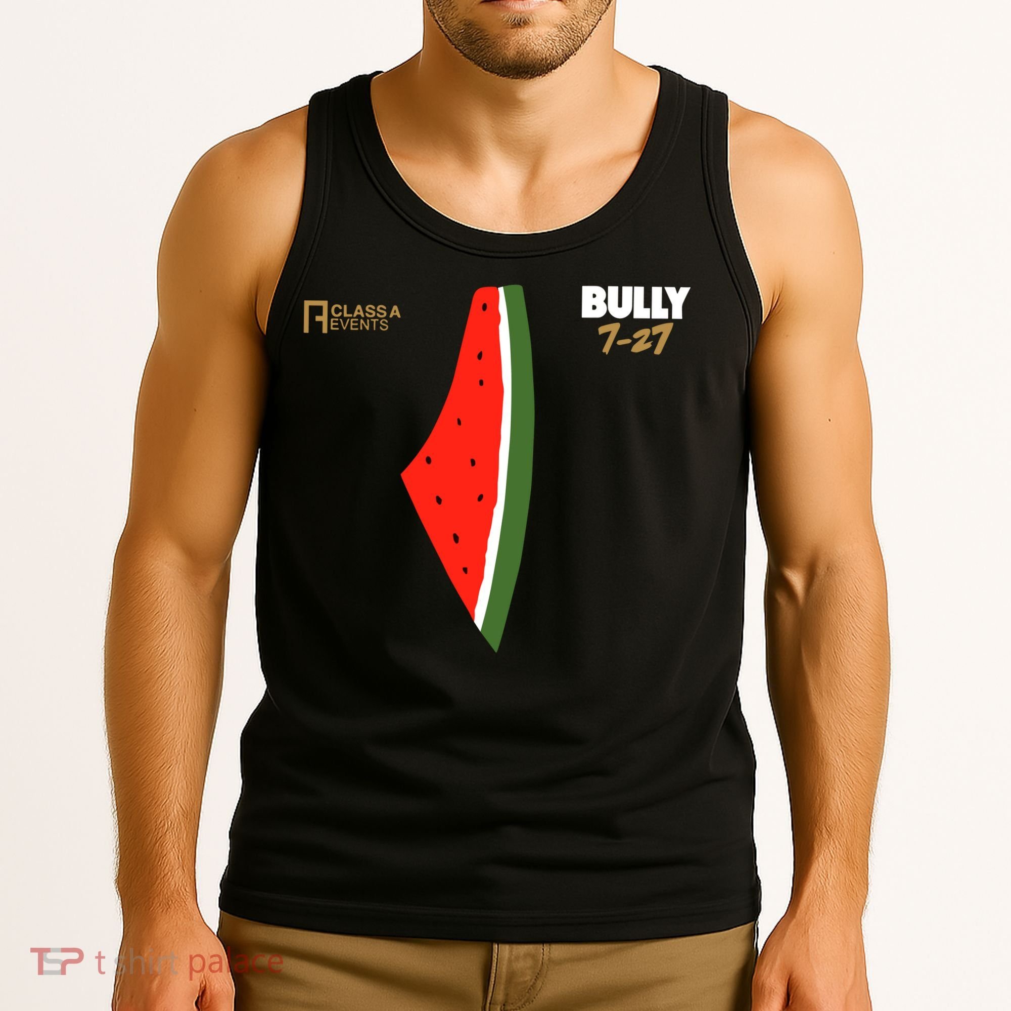 Bully 727 Palestine Watermelon Tank Top