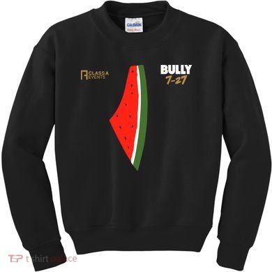 Bully 727 Palestine Watermelon Kids Sweatshirt