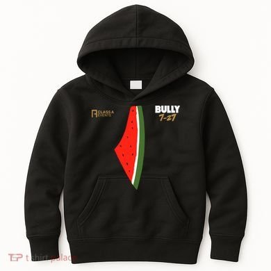 Bully 727 Palestine Watermelon Kids Hoodie