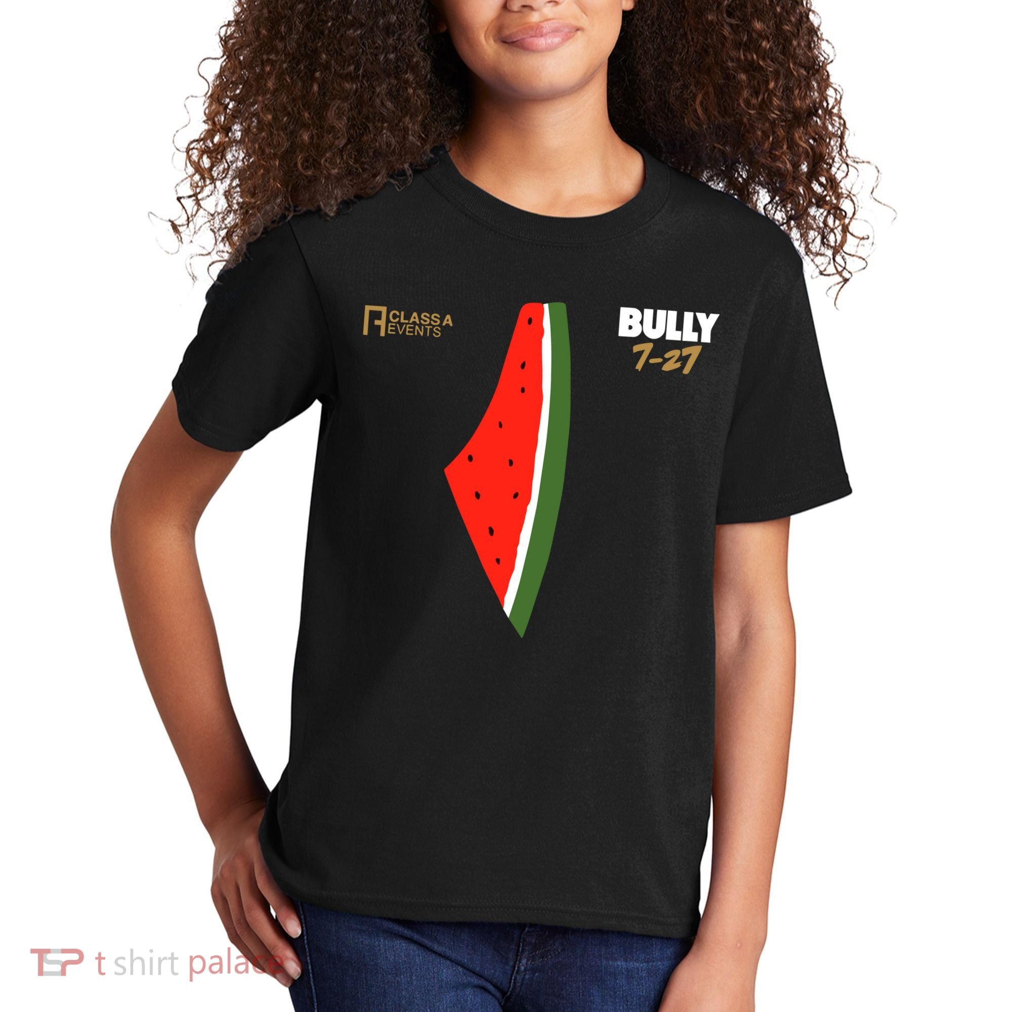 Bully 727 Palestine Watermelon Kids T-Shirt