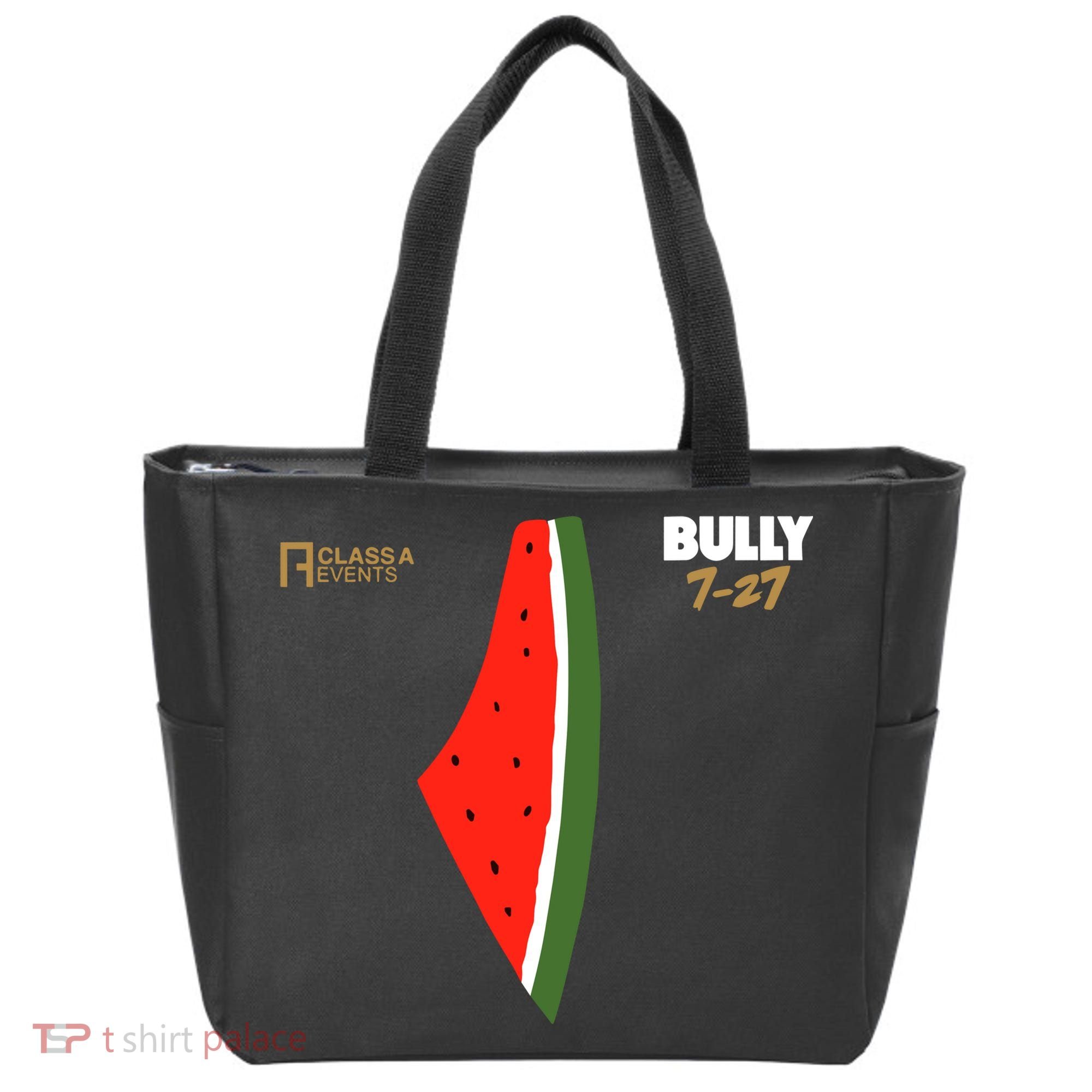 Bully 727 Palestine Watermelon Tote Bag