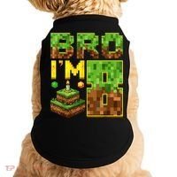 Boy 8th Birthday Boy Bro I’M 8 Year Old Gamer Pixel Doggie Tank thumb 0