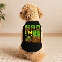 Boy 8th Birthday Boy Bro I’M 8 Year Old Gamer Pixel Doggie Tank thumb 2