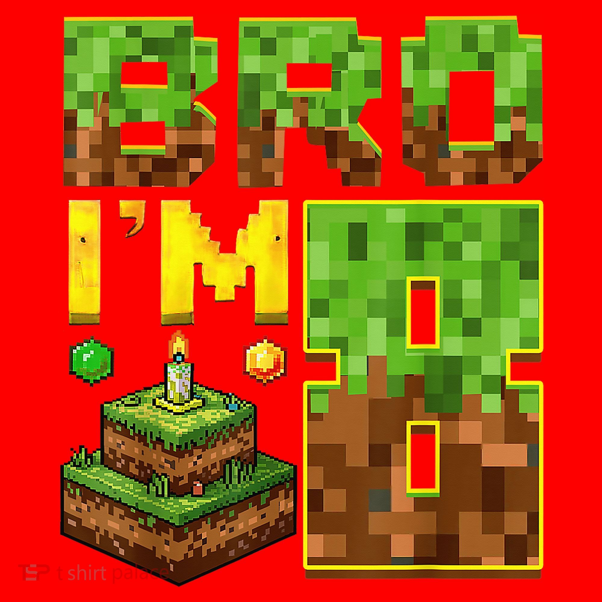 Boy 8th Birthday Boy Bro I’M 8 Year Old Gamer Pixel Santa Hat