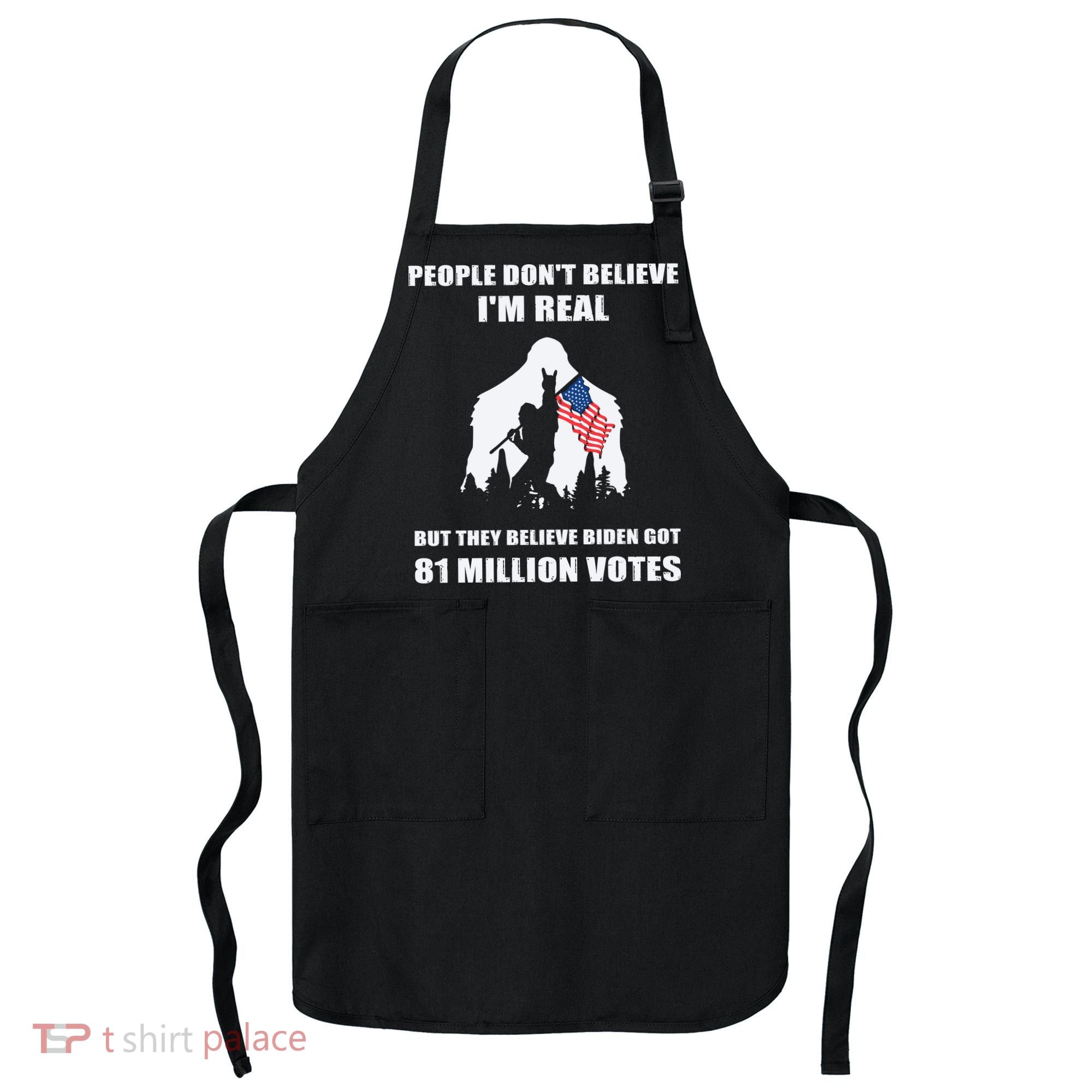 Bigfoot 81 Million Votes Anti Biden Apron