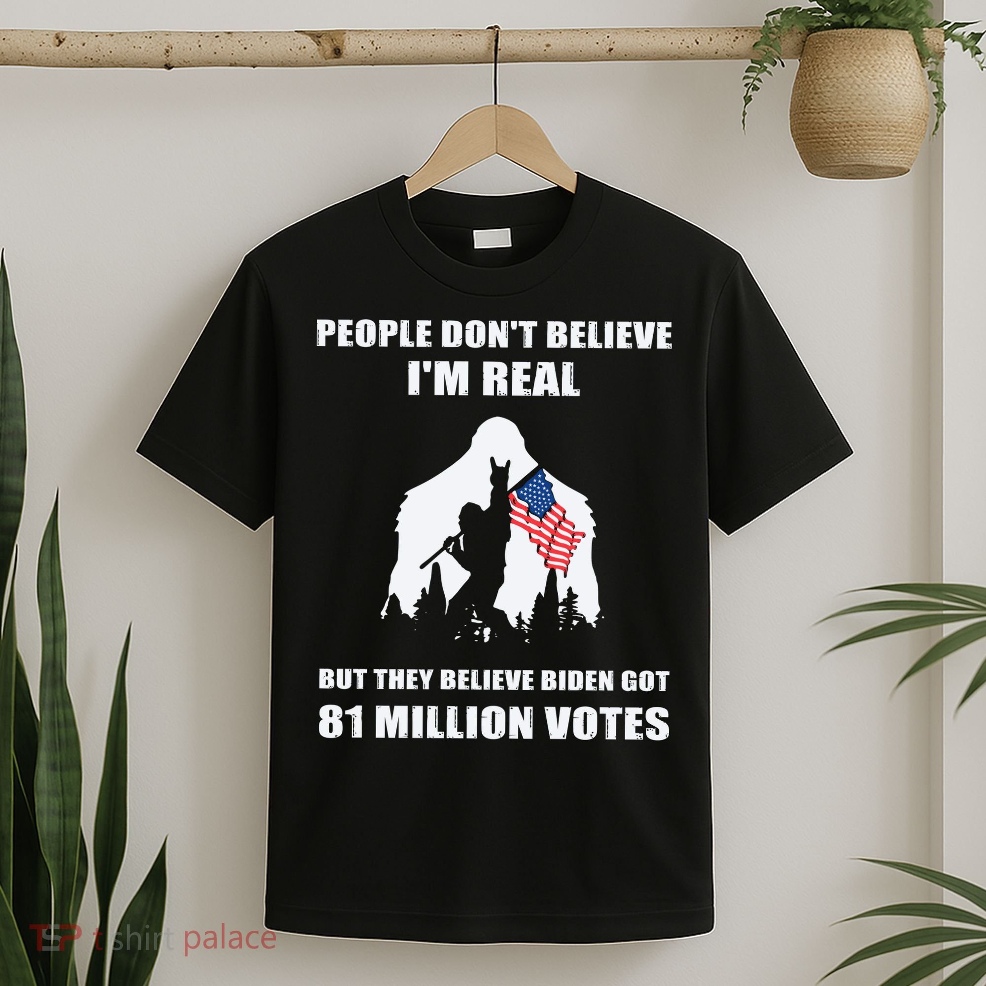 Bigfoot 81 Million Votes Anti Biden T-Shirt