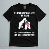 Bigfoot 81 Million Votes Anti Biden T-Shirt thumb 5