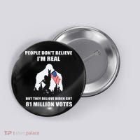 Bigfoot 81 Million Votes Anti Biden Button thumb 0