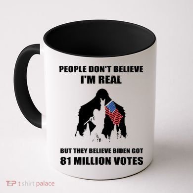 Bigfoot 81 Million Votes Anti Biden Coffee Mug