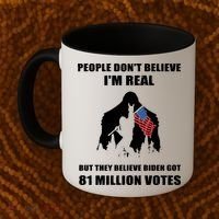 Bigfoot 81 Million Votes Anti Biden Coffee Mug thumb 2