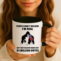 Bigfoot 81 Million Votes Anti Biden Coffee Mug thumb 3