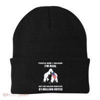 Bigfoot 81 Million Votes Anti Biden Beanie thumb 0