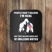 Bigfoot 81 Million Votes Anti Biden Coaster thumb 0