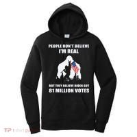 Bigfoot 81 Million Votes Anti Biden Women's Hoodie thumb 0