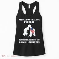 Bigfoot 81 Million Votes Anti Biden Women's Tank Top thumb 0