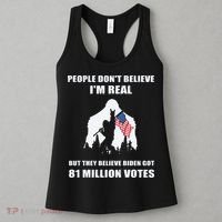 Bigfoot 81 Million Votes Anti Biden Women's Tank Top thumb 3
