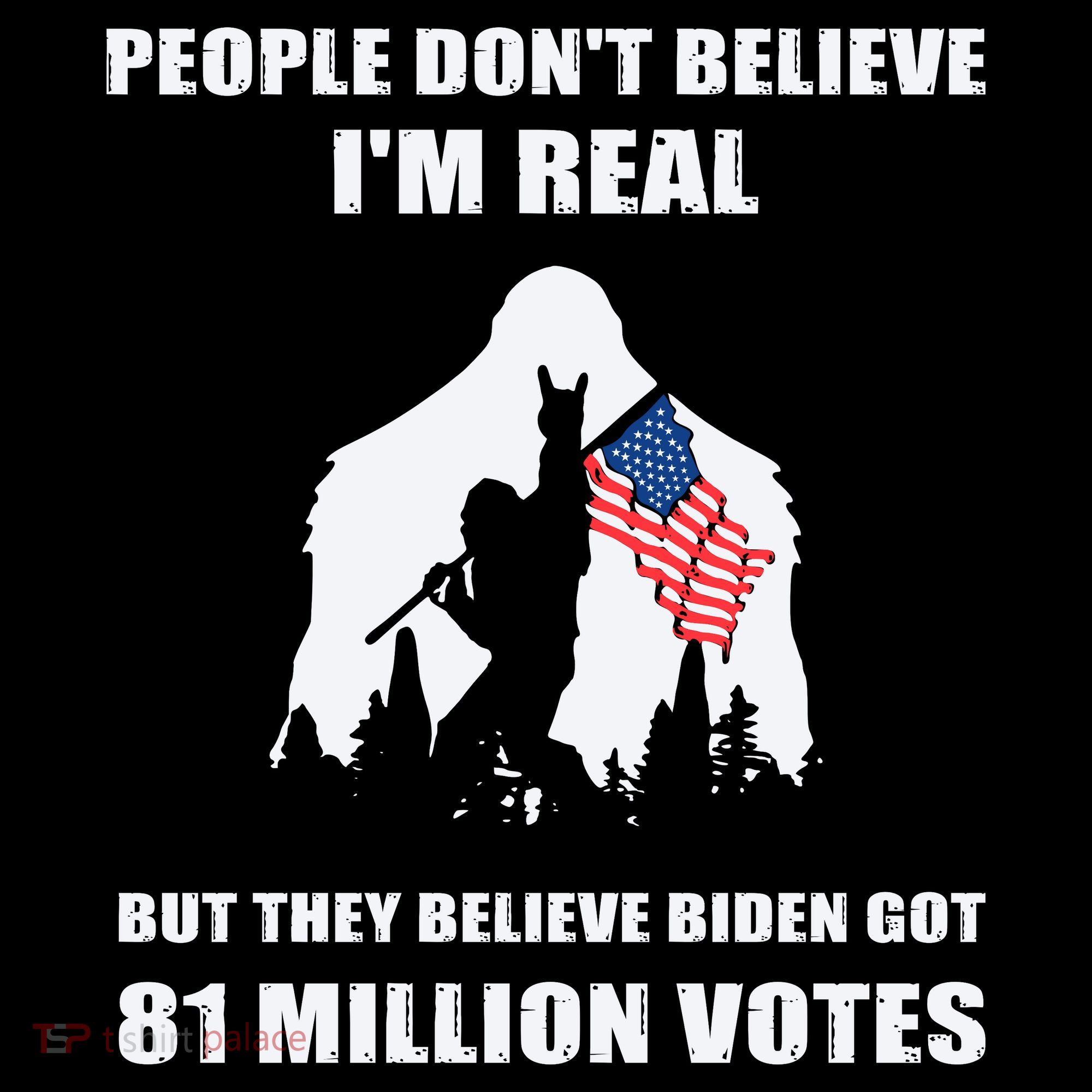 Bigfoot 81 Million Votes Anti Biden Women's Tank Top