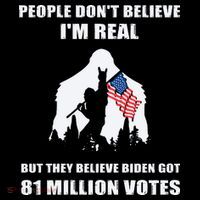 Bigfoot 81 Million Votes Anti Biden Baby Bodysuit thumb 2