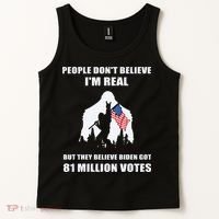 Bigfoot 81 Million Votes Anti Biden Tank Top thumb 2