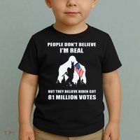 Bigfoot 81 Million Votes Anti Biden Toddler T-Shirt thumb 2