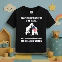 Bigfoot 81 Million Votes Anti Biden Toddler T-Shirt thumb 3