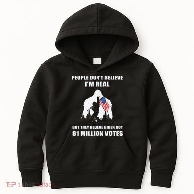 Bigfoot 81 Million Votes Anti Biden Kids Hoodie