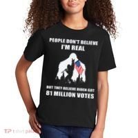 Bigfoot 81 Million Votes Anti Biden Kids T-Shirt thumb 2