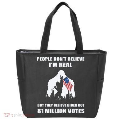 Bigfoot 81 Million Votes Anti Biden Tote Bag