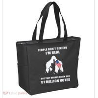 Bigfoot 81 Million Votes Anti Biden Tote Bag thumb 2