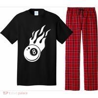 Billiard 8ball Pool Billiard Flame Billiard Ball Flame Funny Gift Pajama Set thumb 0