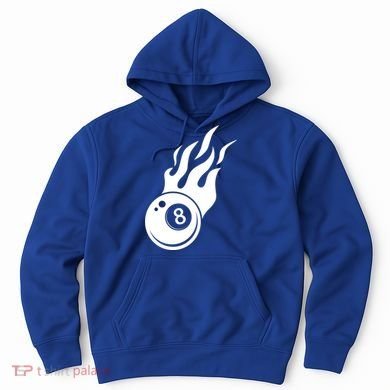 Billiard 8ball Pool Billiard Flame Billiard Ball Flame Funny Gift Hoodie