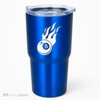 Billiard 8ball Pool Billiard Flame Billiard Ball Flame Funny Gift Tumbler thumb 0