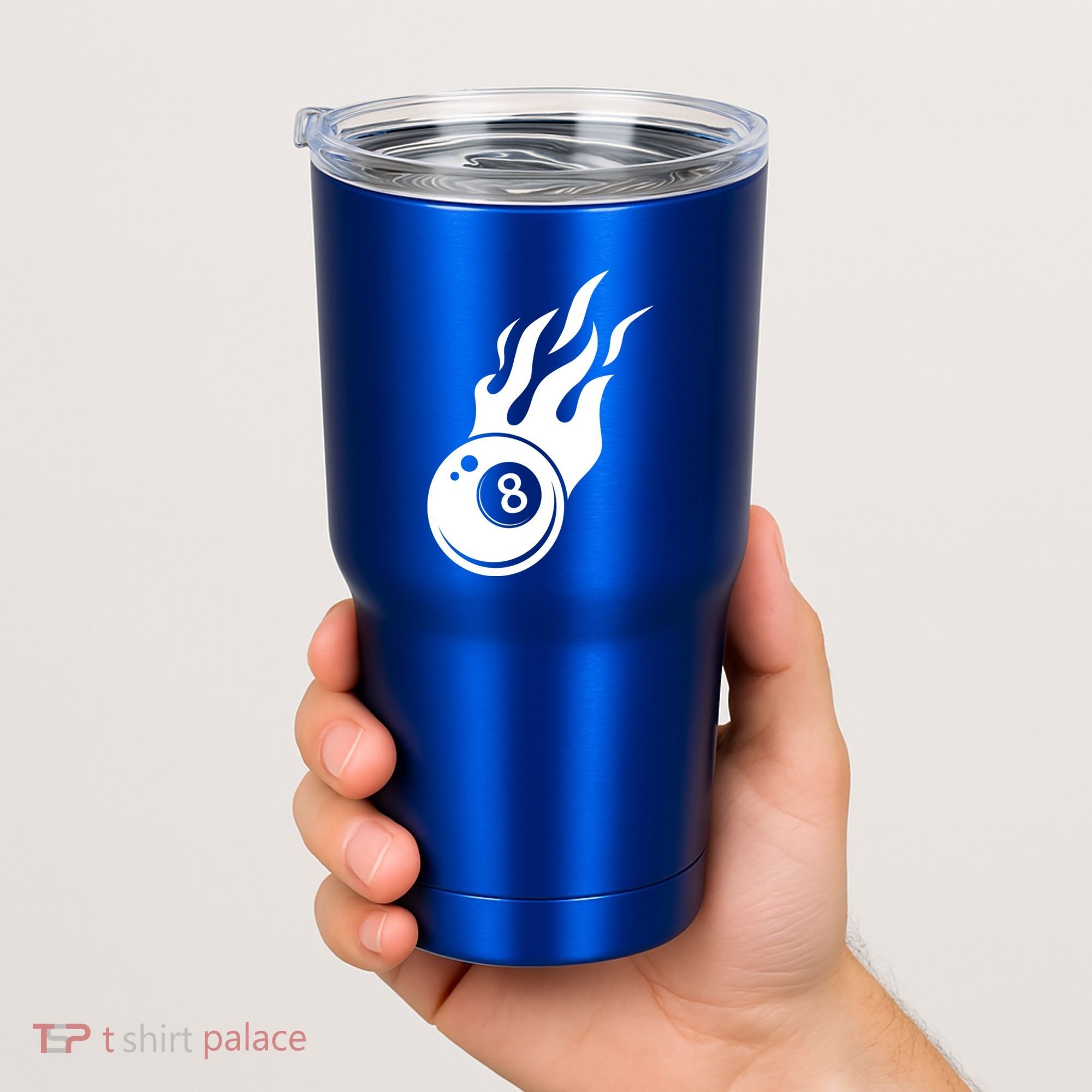 Billiard 8ball Pool Billiard Flame Billiard Ball Flame Funny Gift Tumbler