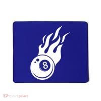 Billiard 8ball Pool Billiard Flame Billiard Ball Flame Funny Gift Mousepad thumb 0