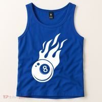 Billiard 8ball Pool Billiard Flame Billiard Ball Flame Funny Gift Tank Top thumb 2