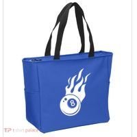 Billiard 8ball Pool Billiard Flame Billiard Ball Flame Funny Gift Tote Bag thumb 2