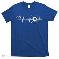 Billiards 8ball Pool Billiard Heartbeat Heart Billiard Gift T-Shirt thumb 0