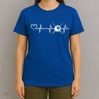 Billiards 8ball Pool Billiard Heartbeat Heart Billiard Gift T-Shirt thumb 4