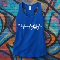 Billiards 8ball Pool Billiard Heartbeat Heart Billiard Gift Women's Tank Top thumb 3