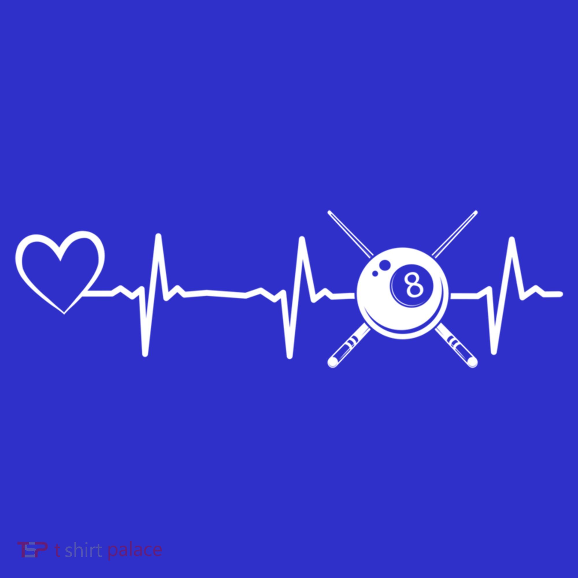 Billiards 8ball Pool Billiard Heartbeat Heart Billiard Gift Women's Tank Top