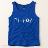 Billiards 8ball Pool Billiard Heartbeat Heart Billiard Gift Tank Top thumb 2