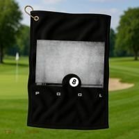Billiards 8 Pool Billiards Team Gift Ideas For Fan Golf Towel thumb 1