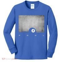 Billiards 8 Pool Billiards Team Gift Ideas For Fan Kids Long Sleeve Shirt thumb 0