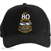 Built 80 Years Ago - Funny 80th Birthday Gift Five-Panel Snapback Cap thumb 0